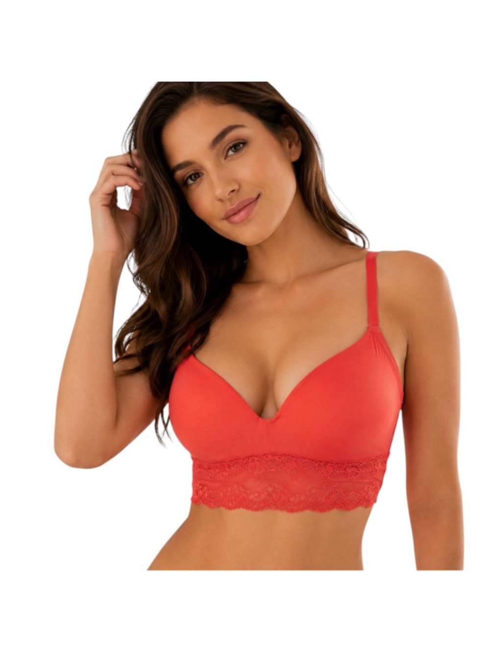 Natori Bliss Perfection Contour Soft Cup Bra Coral 36DD NWT